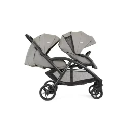 Poussette double evalite duo pebble gris