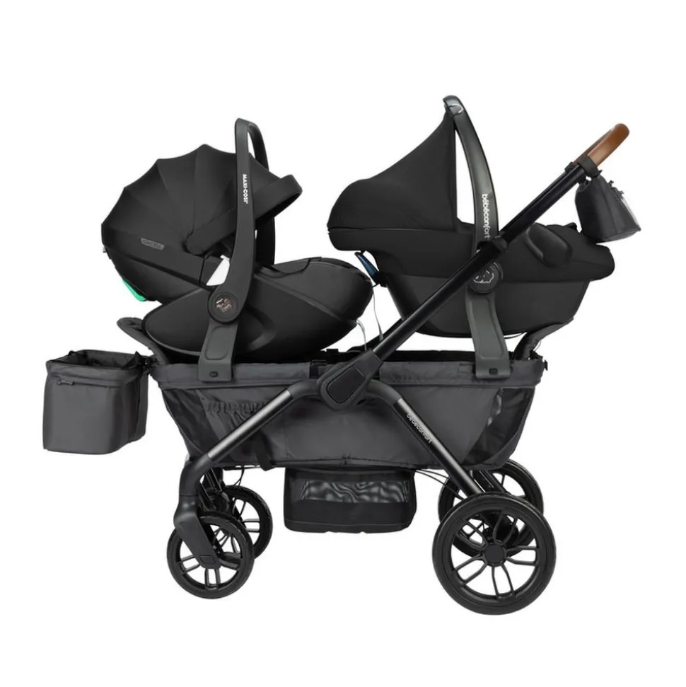 Poussette double helios mineral graphite