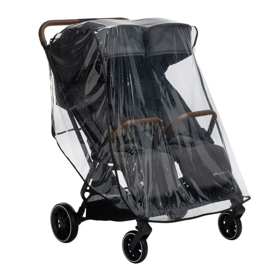 Poussette double mane mineral graphite