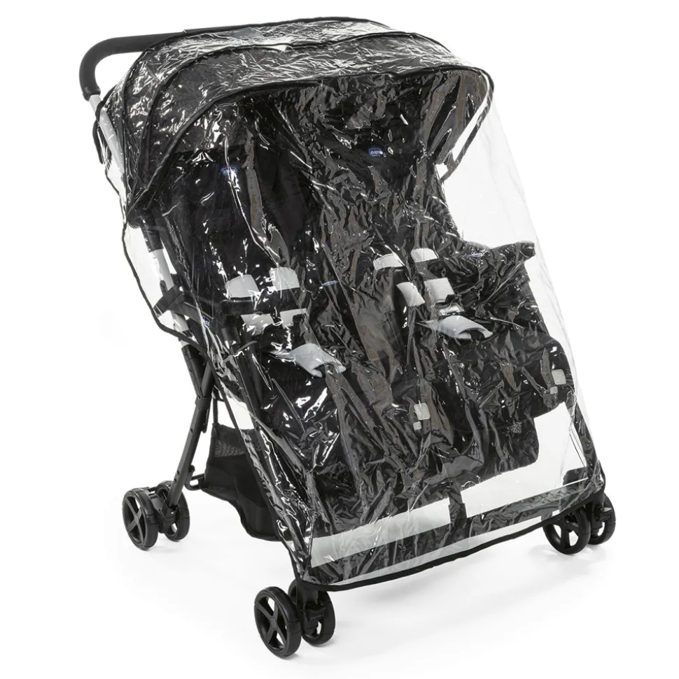 Poussette double ohlala' twin black night