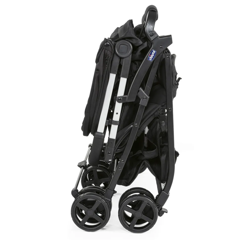Poussette double ohlala' twin black night