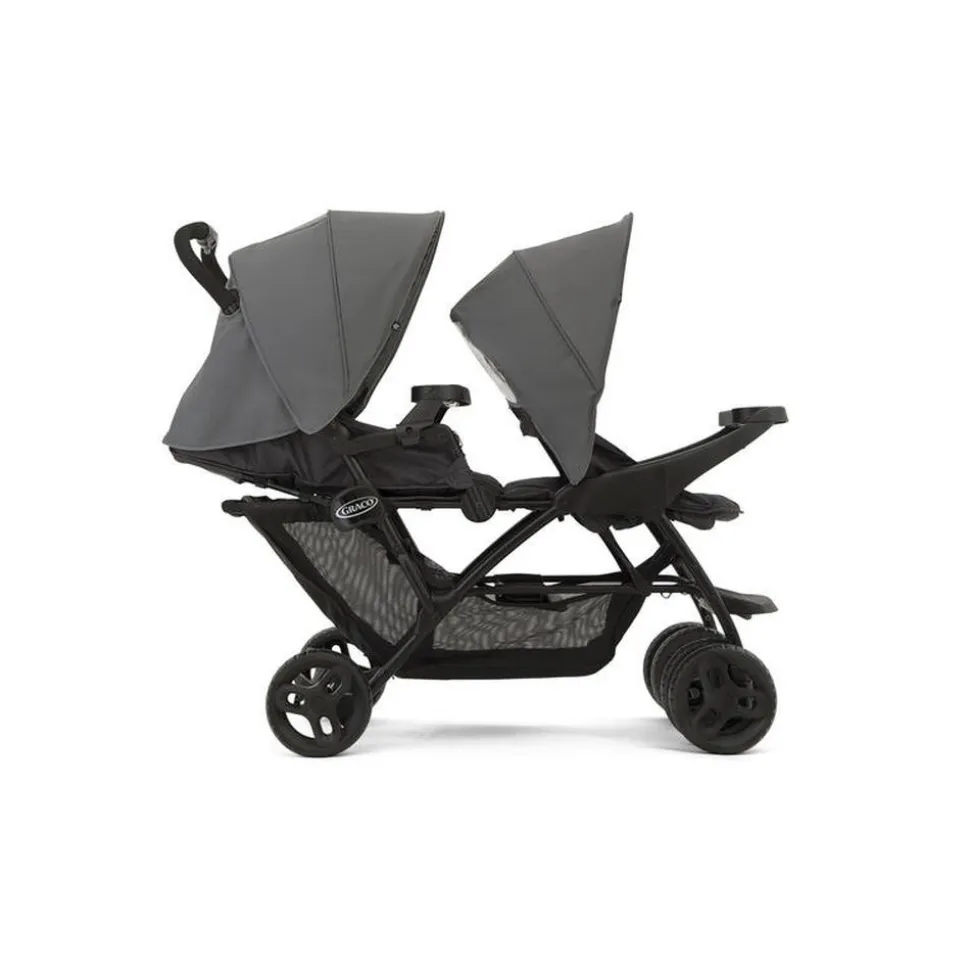 Poussette double stadium titanium
