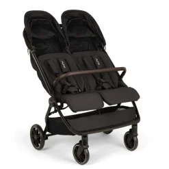 Poussette double trvl dubl caviar