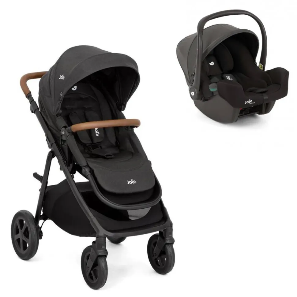 Poussette duo alore + siège auto i-snug 2 shale noir