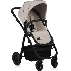Poussette duo amber + nacelle beige sand