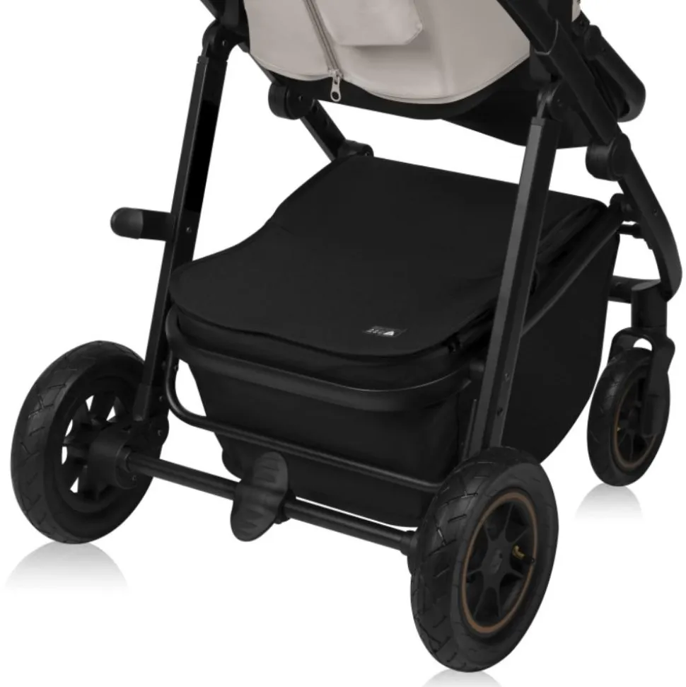 Poussette duo amber + nacelle beige sand