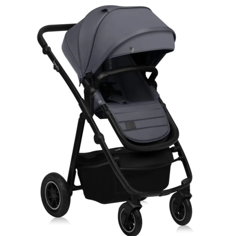 Poussette duo amber + nacelle grey graphite