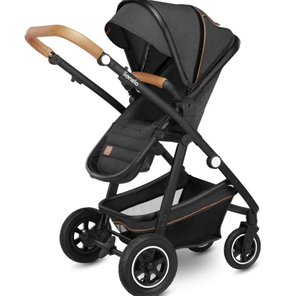 Poussette duo amber + nacelle grey graphite