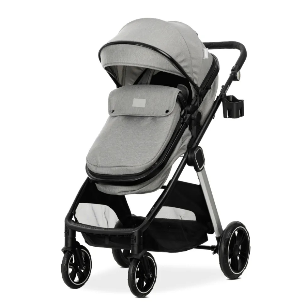 Poussette duo aspen nacelle + assise gris