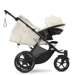 Poussette duo avi spin fog grey + siège auto aton b2 i-size