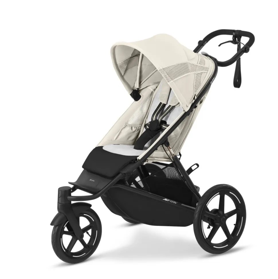 Poussette duo avi spin seashell beige + siège auto aton b2 i-size