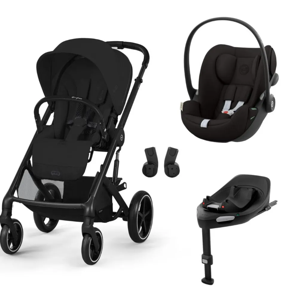 Poussette duo balios s lux 3 moon black + cloud g3 i-size + base g3