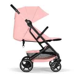Poussette duo beezy 4 compacte candy pink avec siège auto aton b2 i-size