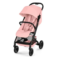 Poussette duo beezy 4 compacte candy pink avec siège auto aton b2 i-size
