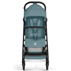 Poussette duo beezy 4 compacte stormy blue avec siège auto cloud t i-size