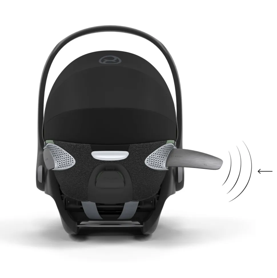 Poussette duo beezy 4 compacte magic black avec siège auto cloud t i-size