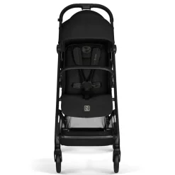Poussette duo beezy 4 compacte magic black avec siège auto cloud t i-size tissu plus