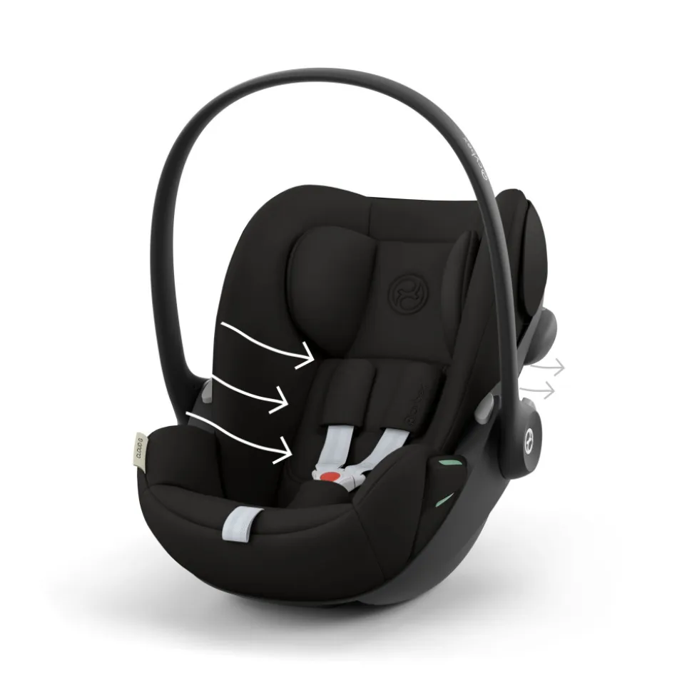 Poussette duo beezy 4 compacte chocolate brown avec siège auto cloud g i-size