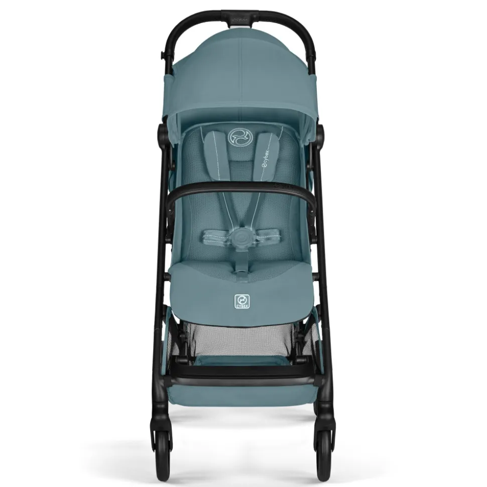 Poussette duo beezy 4 compacte stormy blue avec siège auto cloud g i-size