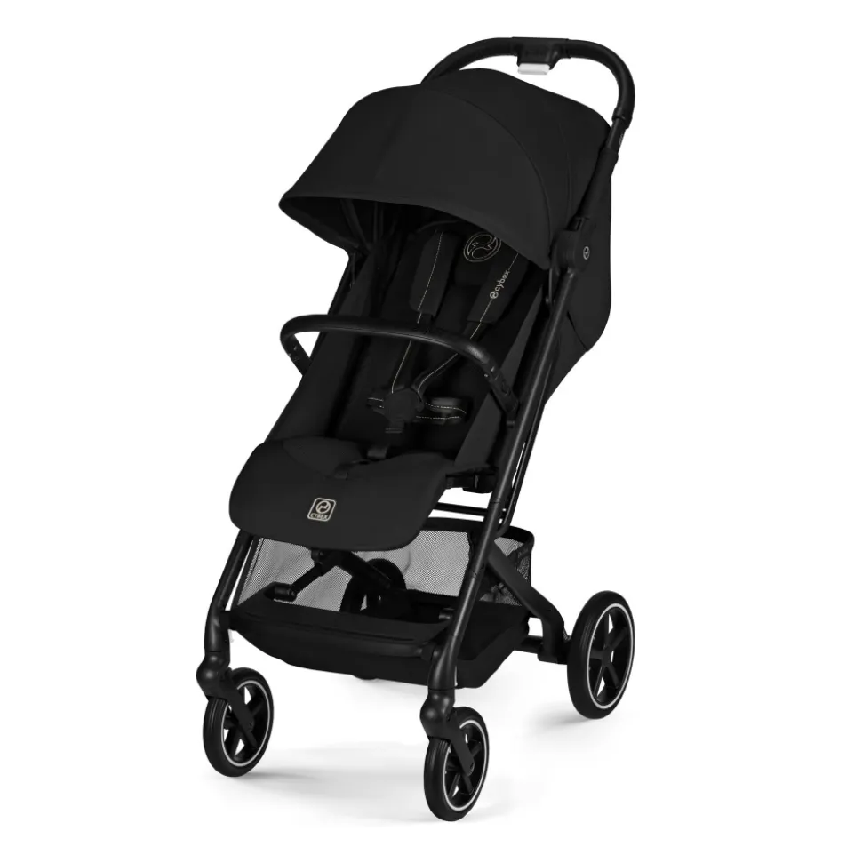 Poussette duo beezy 4 compacte magic black avec siège auto cloud g i-size
