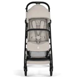 Poussette duo beezy 4 compacte dune grey avec siège auto aton b2 i-size
