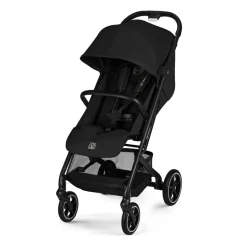 Poussette duo beezy 4 compacte magic black avec siège auto cloud g3 i-size tissu plus