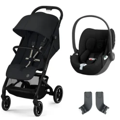 Poussette duo beezy 3 magic black + cloud t i-size