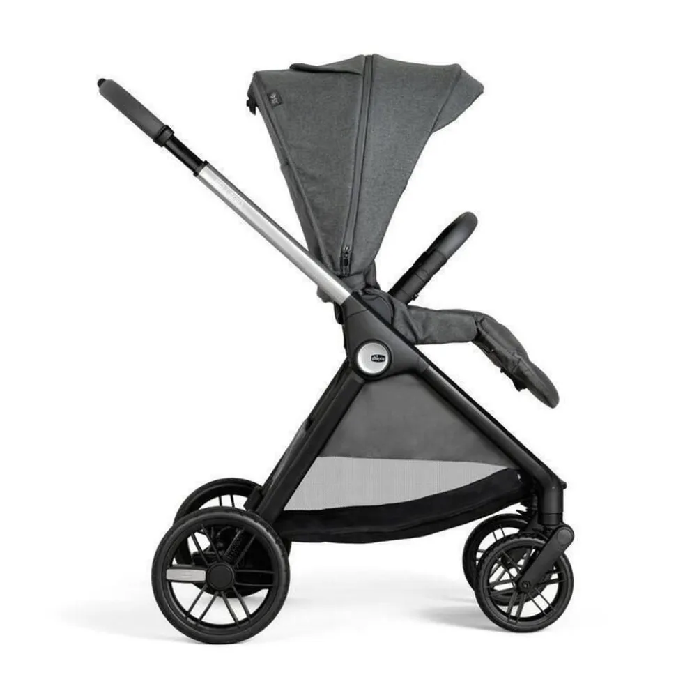 Poussette duo bellagio 2 + siège auto first seat recline i-size black satin