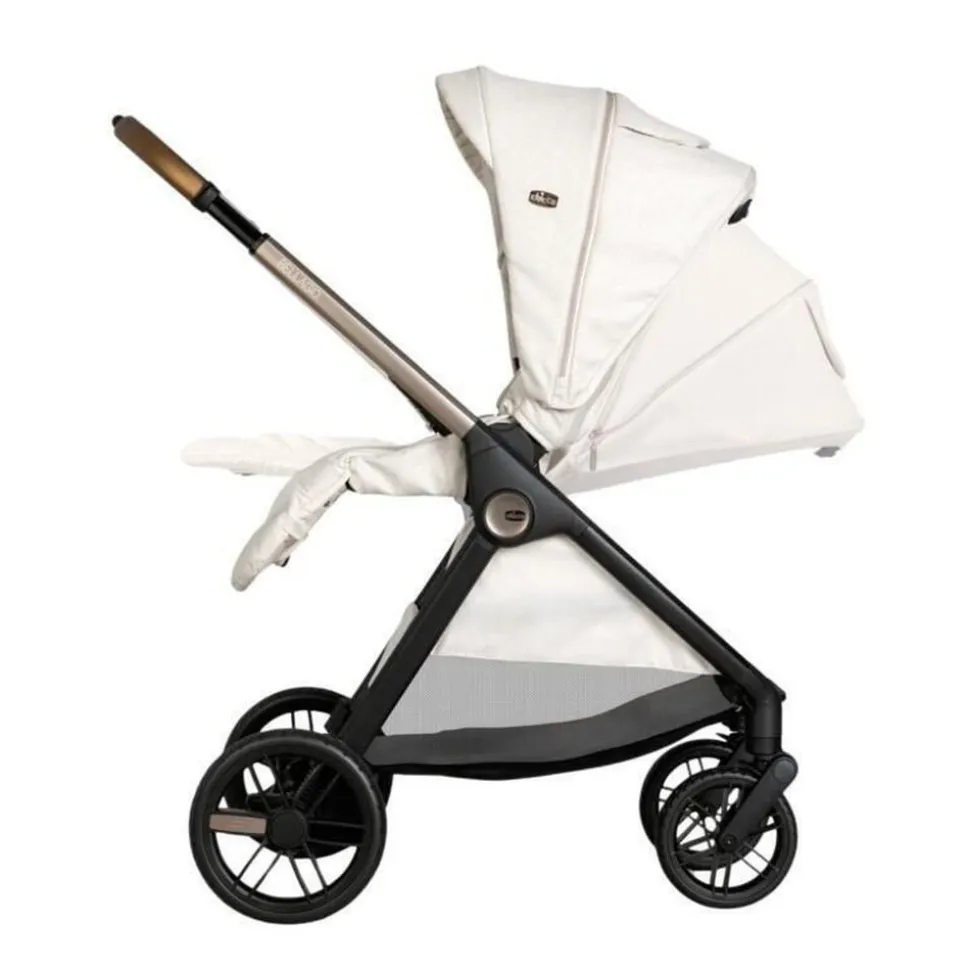 Poussette duo bellagio 2 + siège auto first seat recline i-size amber glow