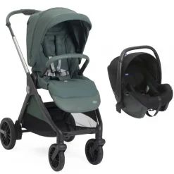 Poussette duo belllagio 2 fir tree + siège auto kory essential