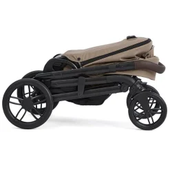 Poussette duo chrome 2 cashew + siège auto i-starter sandstone