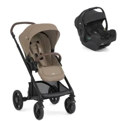 Poussette duo chrome 2 cashew + siège auto i-gemm 3 raven