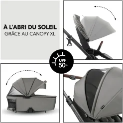 Poussette duo comfort n care air set dark grey
