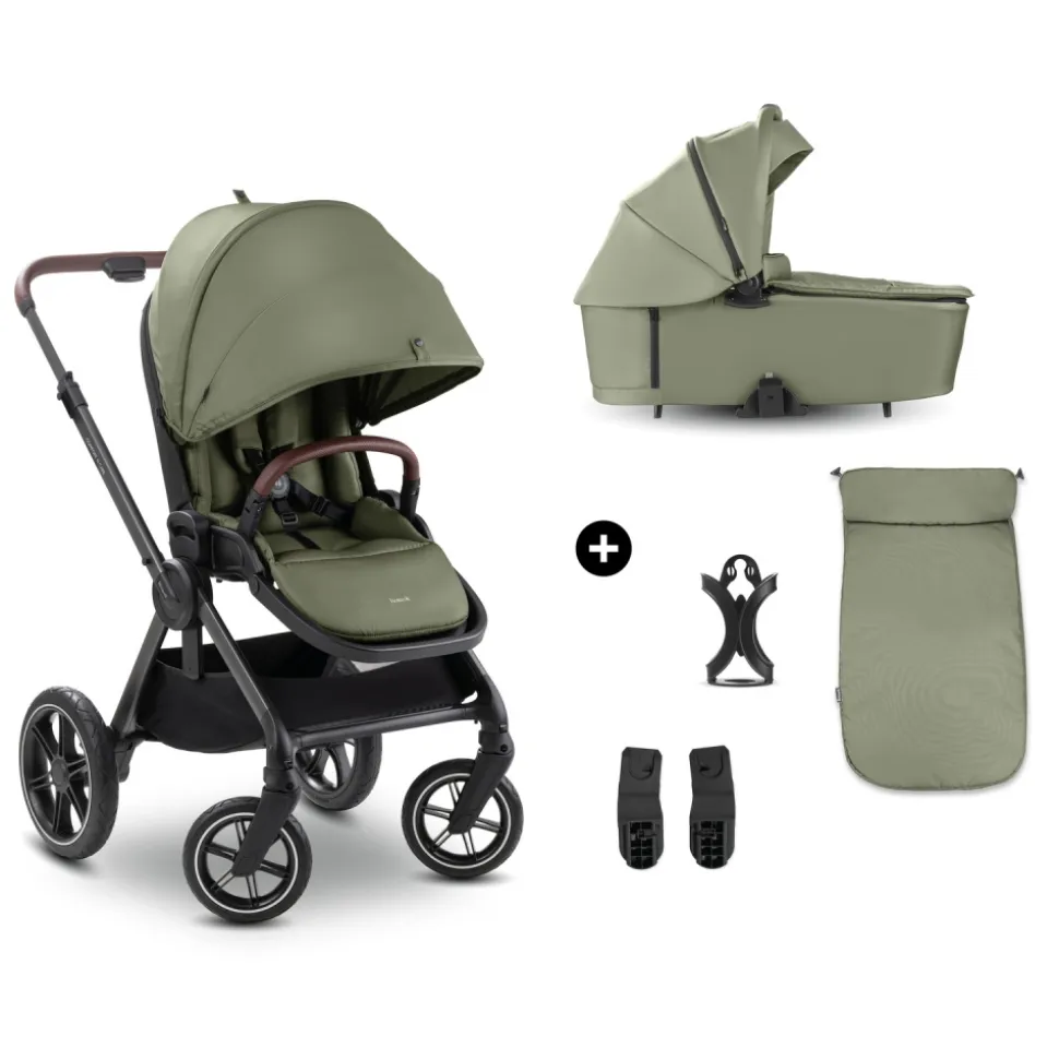 Poussette duo comfort n care set olive