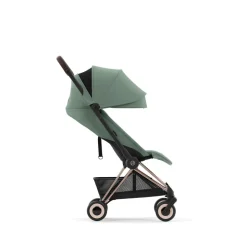 Poussette duo coya leaf green châssis rosegold + cloud t i-size