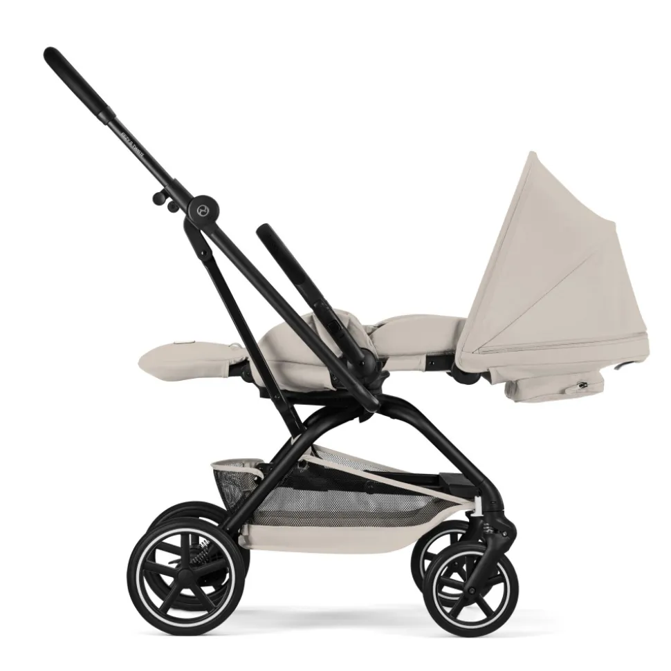 Poussette duo eezy s twist+ 2 pivotante dune grey avec siège auto cloud g i-size