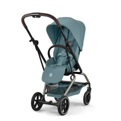 Poussette duo eezy s twist+ 2 pivotante stormy blue avec nacelle cot s