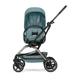 Poussette duo eezy s twist+ 2 pivotante stormy blue avec siège auto cloud g i-size