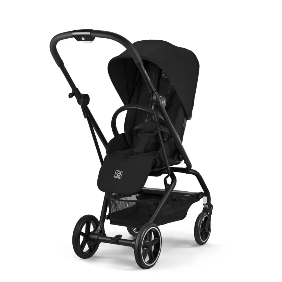 Poussette duo eezy s twist+ 2 pivotante magic black avec nacelle cot s