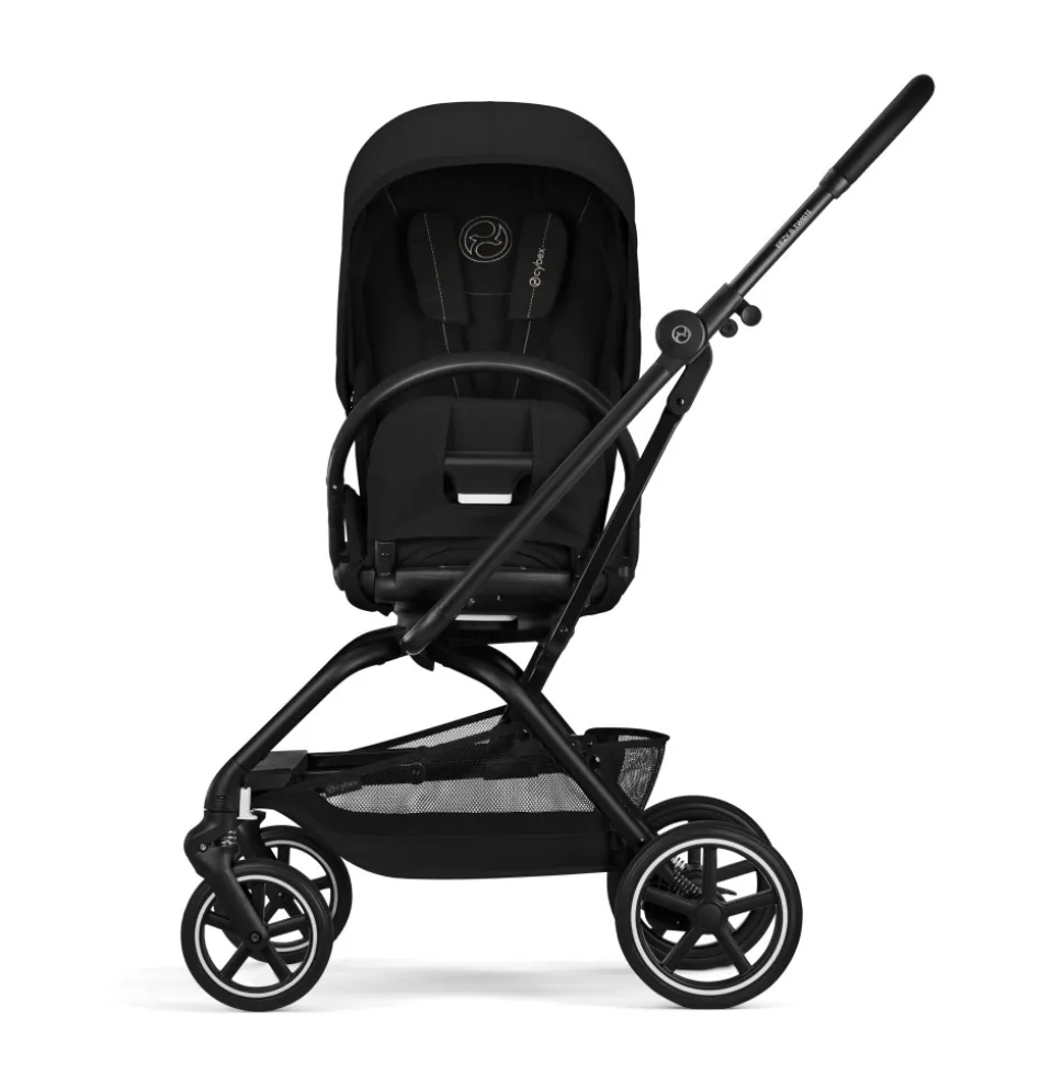 Poussette duo eezy s twist+ 2 pivotante magic black avec nacelle cot s