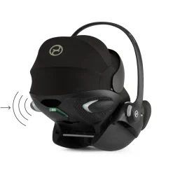 Poussette duo eezy s twist+ 2 pivotante magic black avec siège auto cloud g3 i-size tissu plus