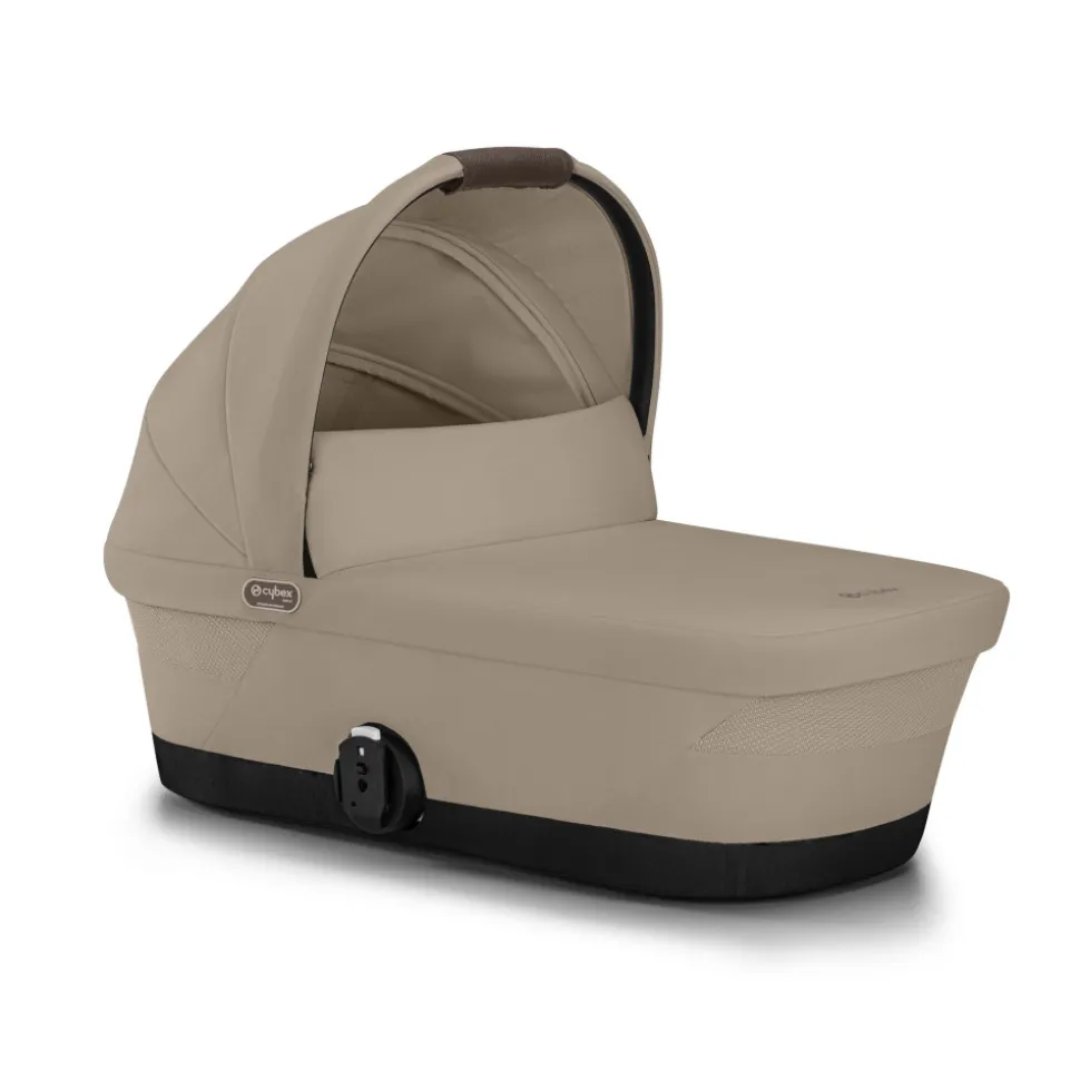 Poussette duo e-gazelle s almond beige + nacelle s