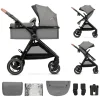 Poussette duo esme moonlight grey