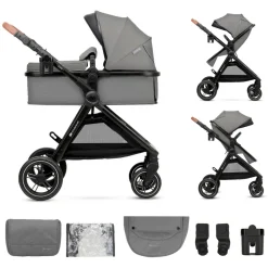 Poussette duo esme moonlight grey