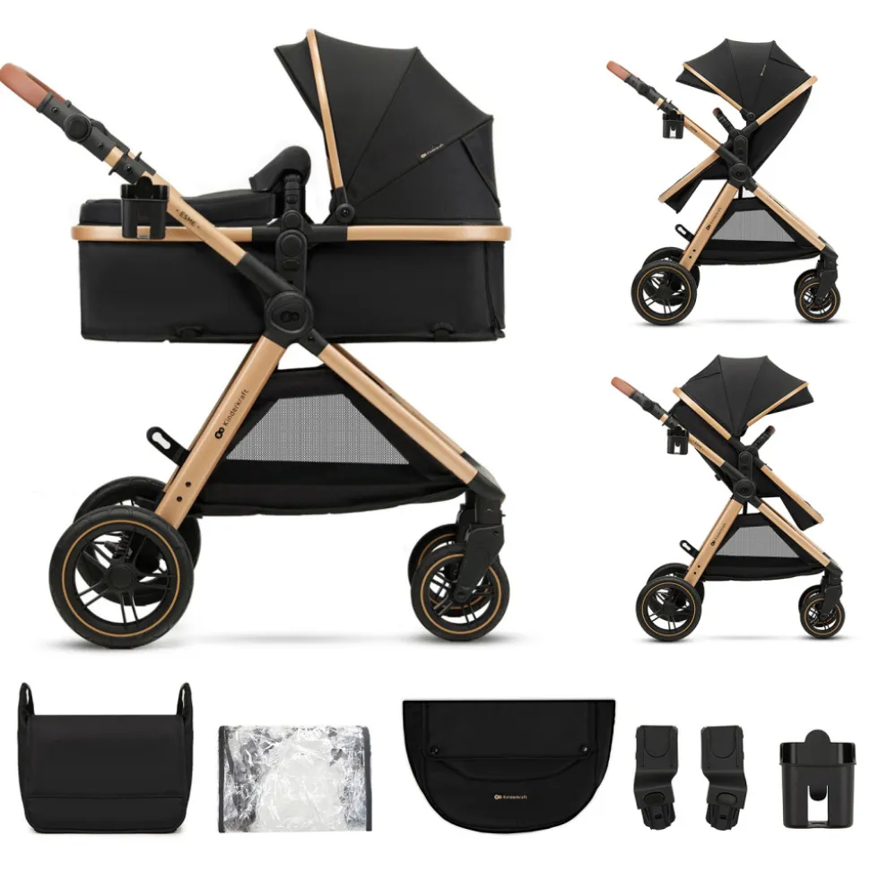 Poussette duo esme pure black