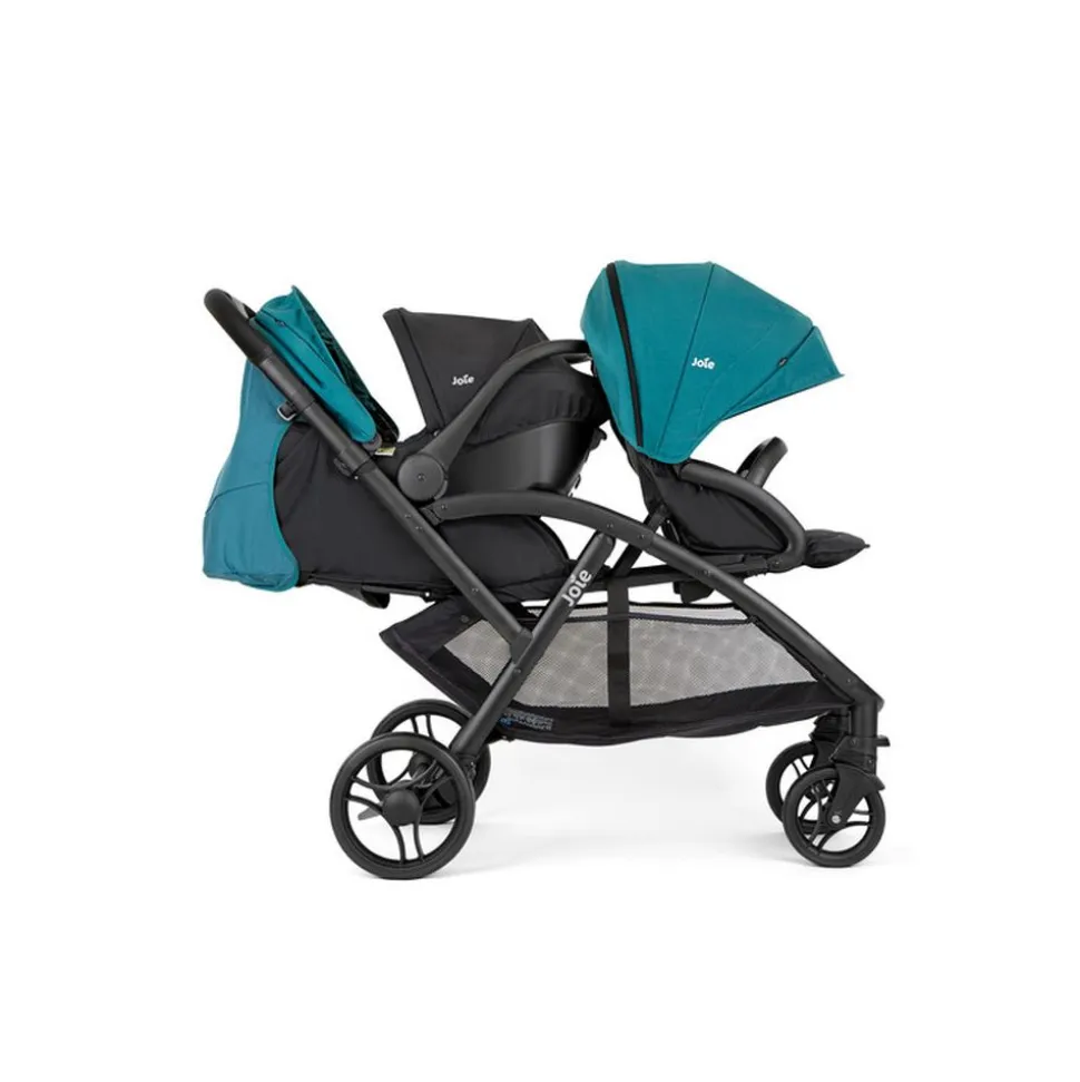 Poussette duo evalite double capri + siège auto i-gemm 3 raven