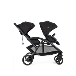 Poussette duo evalite double + siège auto i-snug 2 shale noir