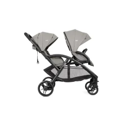 Poussette duo evalite double + siège auto i-gemm 3 pebble gris