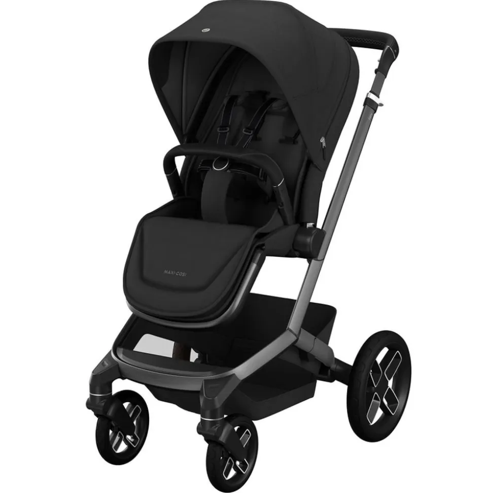 Poussette duo fame + nacelle twillic black