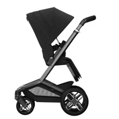 Poussette duo fame + nacelle twillic black